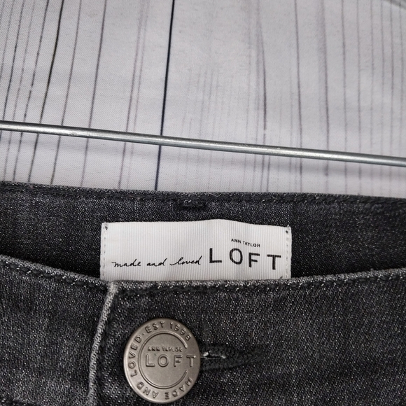 Loft Modern Skinny Women's Black Jeans - Picture 6 of 11